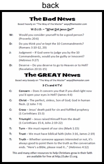 Click here to download Evangelism Cheat Sheet