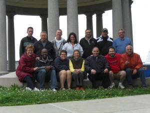 back - left to right: Aaron, Richard, Amos, Nicole, Armando, Robert, Paul. front - left to right: Sue, Robert, Glenda, Laura, Louis, Me, and Eric.