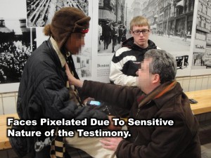 We met Charles, a young man struggling with homosexuality. A stranger named Richard showed up at the PERFECT time to tell us that he's a born-again Christian, and that God saved him from 25 years of the homosexual lifestyle and he's been following Christ as a heterosexual for 7 years. He prayed for Charles on the spot!