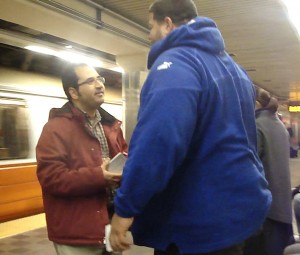 Lots of People Listen to us Share Jesus in the Subways. We Give Out Gospel Literature in over 30 Different Languages! The World Comes to us to Hear About Jesus!!!