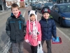 My little eager Evangelist helpers (from left-to-right) our friend Zack, Gabriella, and Caleb