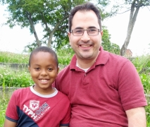 Derek and me today, two years after we first met. I'm so happy to see that he is going to a good church and that he still wants to follow the narrow way to Jesus. He was happy to hear I have been praying for him.