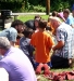 Another show of children being walked through a gospel booklet after the message.