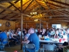 The dining hall got BUSY when the campers arrived for dinner.