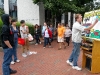 Students at Northeastern University gathered to listen to Aaron.