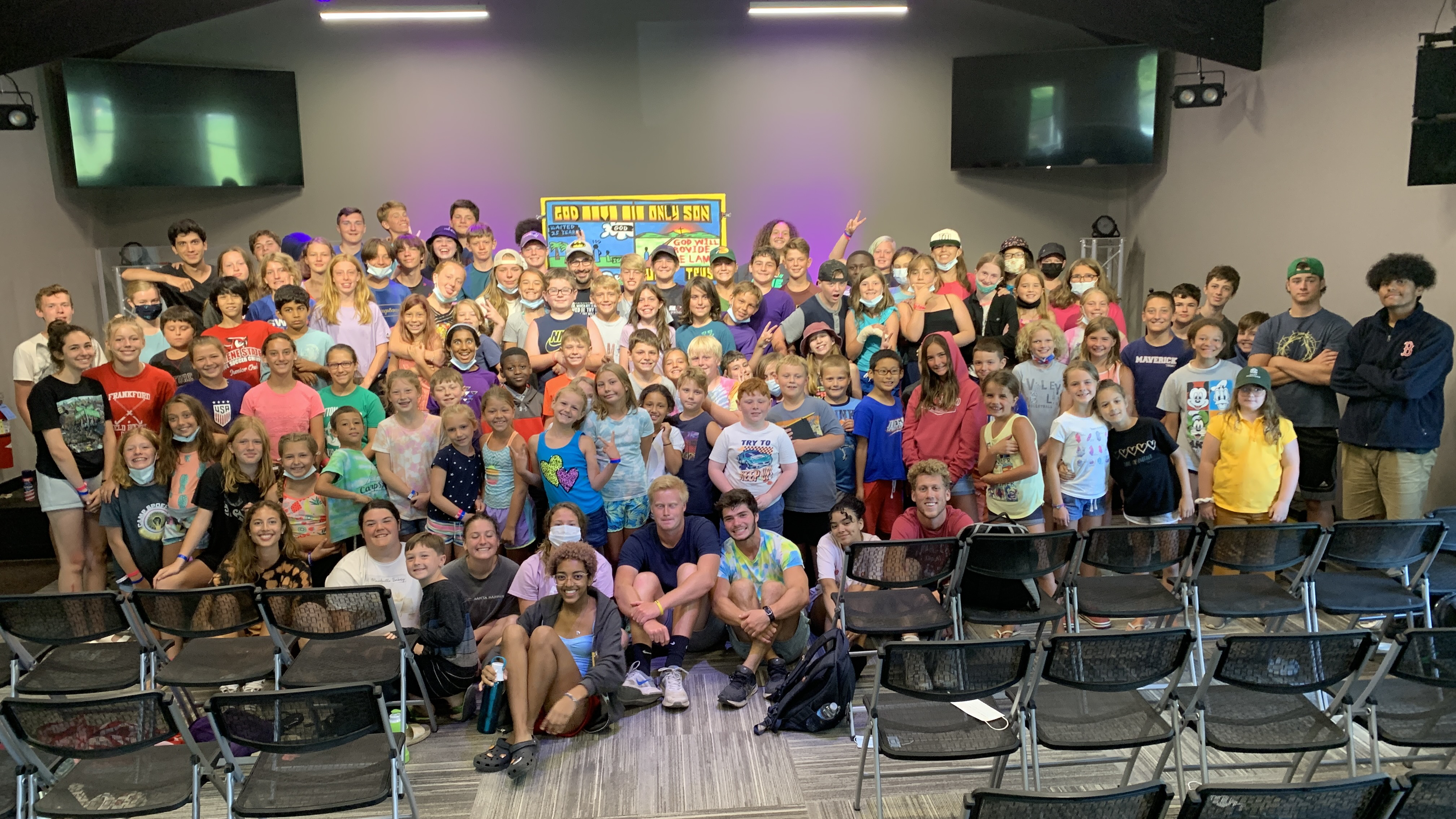 Here are the AMAZING kiddos from Camp Spofford.  They paid attention to the Bible lessons, asked great questions, and were a JOY to work with.  Please be praying for salvations, and that they'd grow in their faith.