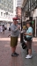 You meet all kinds in the city.